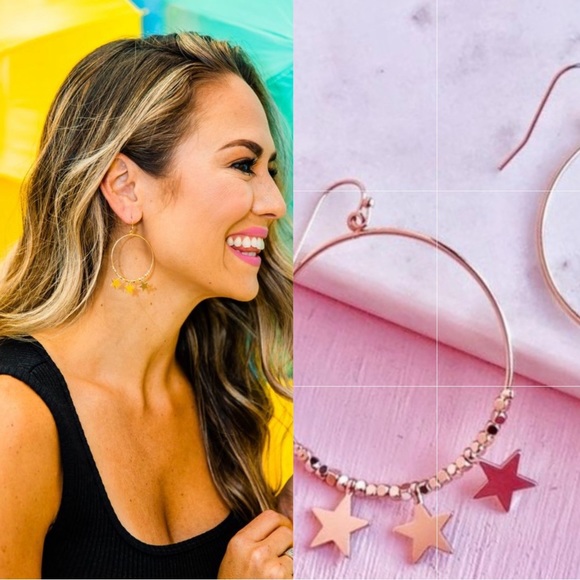 Starstruck Hoop Earrings - Picture 1 of 3
